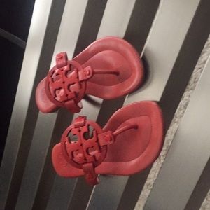 Tory Burch Sandals Size 7, Poppy Color